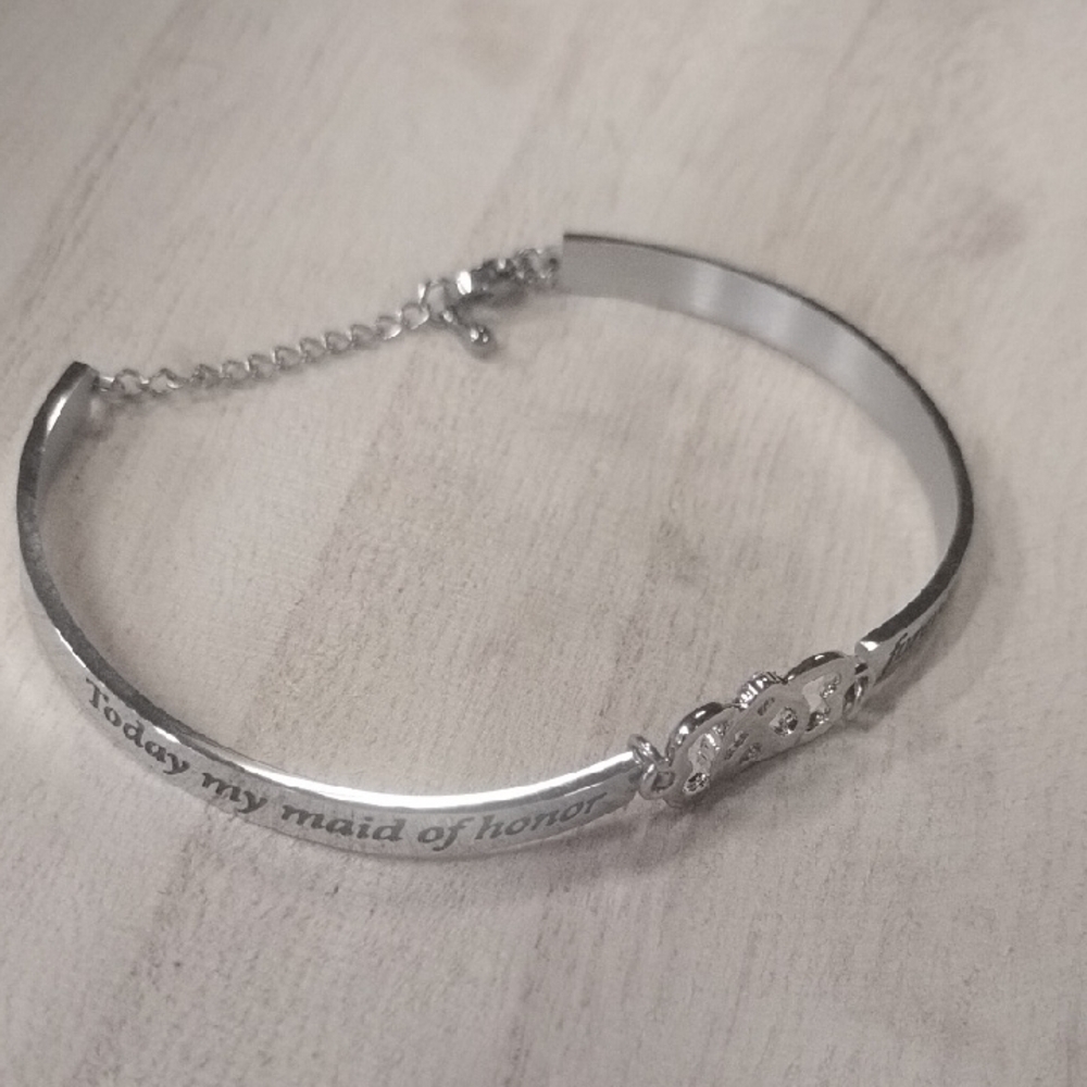 Engraved Bracelet For Maid Of Honor